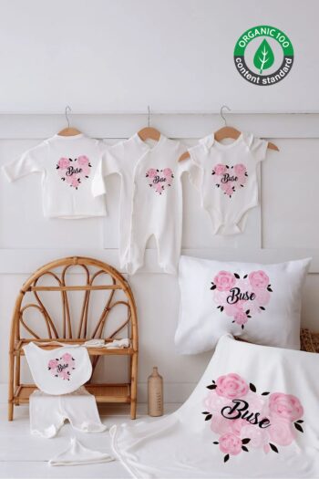 Lilabio 100% Organic Customized Name 10-Piece Hospital Set Flowers