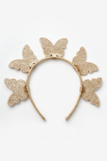 Gold 5-Piece Butterfly Figure Girls' Hairband