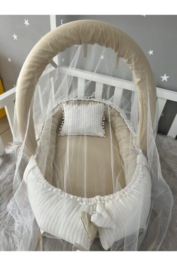 شبكة ناموسية من القماش المنسوج وملحقات ألعاب من Jaju Baby Nest بتصميم فاخر، سرير Jaju Baby Nest للنوم المشترك