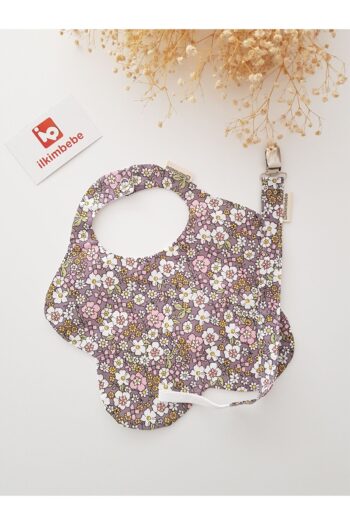 ilkimbebe Baby Bib and Pacifier Clip Set