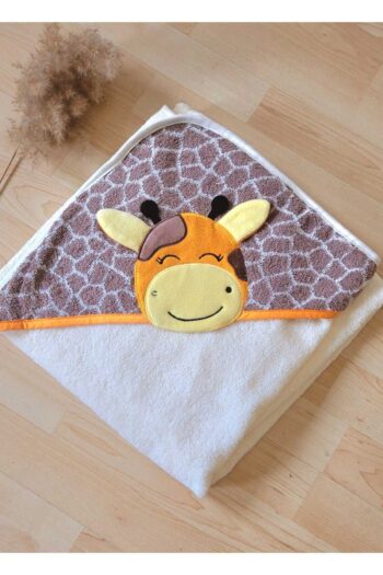Alpar Textile Outlet 100% Cotton Soft Baby Boys and Girls Newborn Bath Towel Wrap 100x100cm Giraffe
