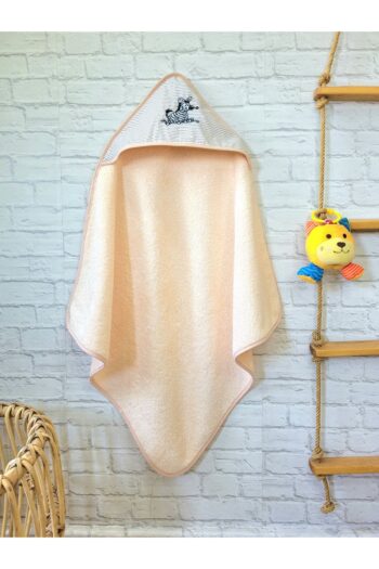 Alpar Textile Ultra-Soft Cotton Baby Bath Towel Wrap for Boys and Girls 75x75cm Zebra/Pink