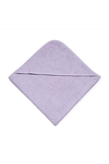 Alpar Tekstil 100% Cotton Baby Bath Towel Wrap for Newborn Boys and Girls in Plain Lilac