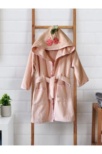 Alpar Textile Girls' Cotton Hooded Bathrobe Outlet Product/Cherry