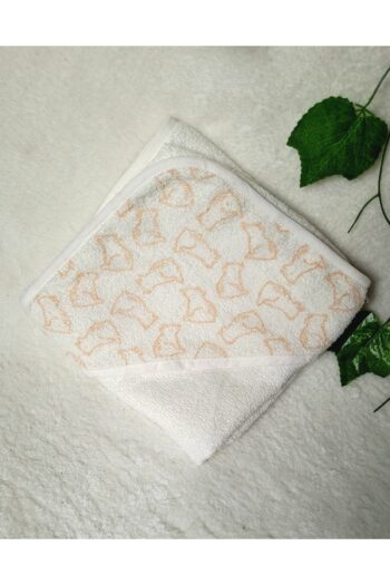 Mothercare Outlet Product Cotton Soft Baby Girl-Boy Newborn Bath Towel Swaddle Cream Patterned/Rabbit