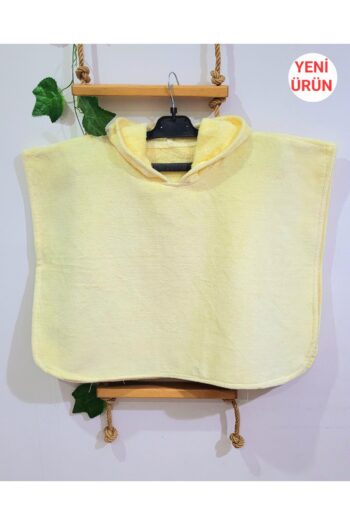 PAMUK HANIM Hooded Beach-Pool Towel Poncho for Boys-Girls / YELLOW