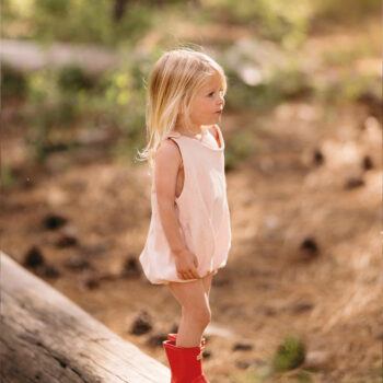 Ribbon Jacquard Balloon Jumpsuit