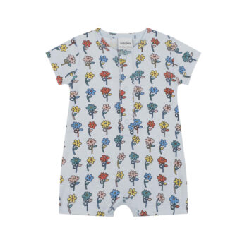 Graphic Flower Short Sleeve Bodysuit