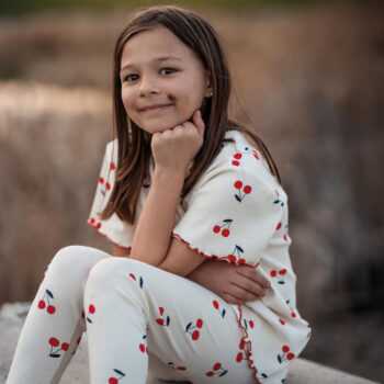 Cherry Short Sleeve Pajamas