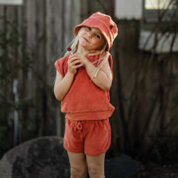 Mercan Towel Set with Shorts
