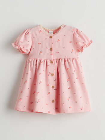 LCW Baby Pink Floral Girl Dress
