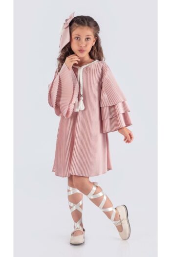 MNK Baby&Kids Girls' Chiffon Pleated Dress MNK0595 PINK