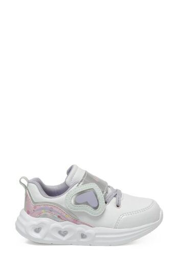Kinetix RUBY PU 3PR White Girls' Sports Shoes