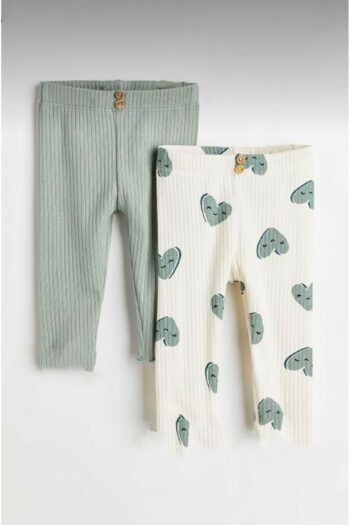 LP LittlePoffy Comfortable Stretchable Cotton Kids Leggings - Set of 2