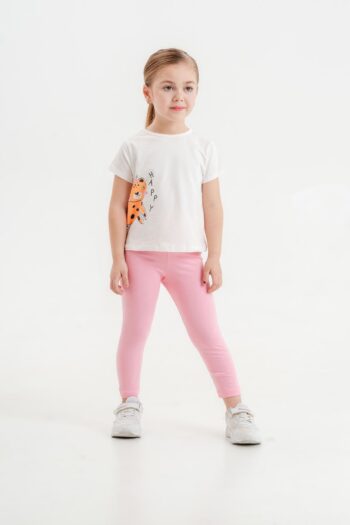 Tuffy Kids Girls Daily Basic Printed Two-Piece Set