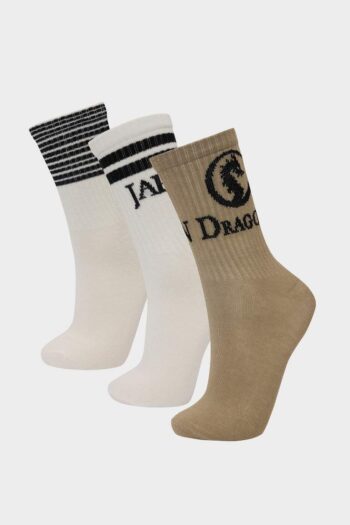Boys' 3-Pair Cotton Long Socks