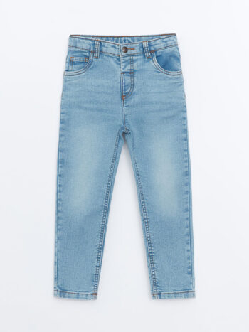 LCW Kids Indigo Elastic Waist Basic Boy's Jean Pants