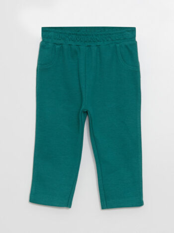 Green Elastic Waist Male Baby Pants