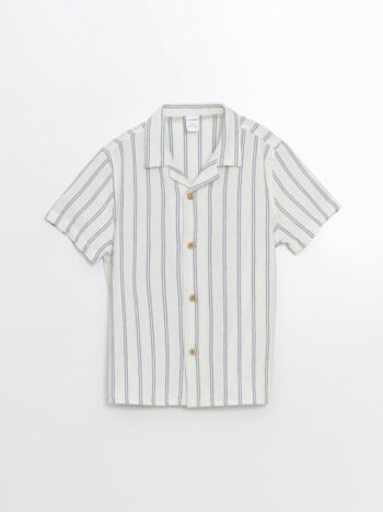 LCW Kids Cotton Striped Boys' Shirt