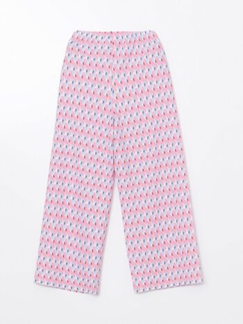 LCW Kids Pink Elastic Waist Girls' Pants