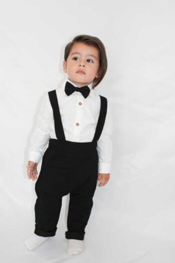 Z KIDS Black Long Male Overalls