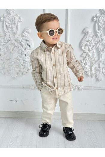Bohemian Kids Baby Wear New Cream Shirt Cream Pants Classic Suit
