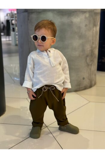 bohemiankids baby wear Şile Brown Top and Bottom Set
