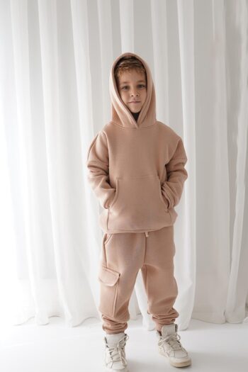 Vizon 3-Ply Brushed Hooded Tracksuit Set