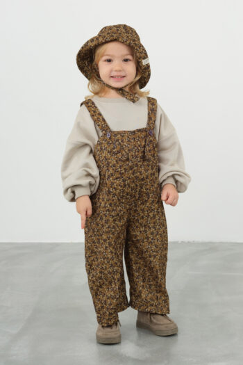 Floral Jumpsuit Coffee