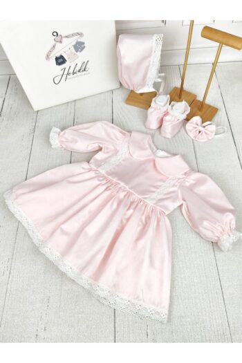Hobidik Baby Children's Pink Lace Dress Mevlüt Set