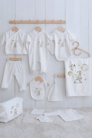 Tuğba Kuğu Organic 11-Piece Hospital Set - Little Baby - Elephant Dream