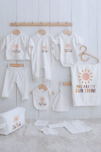 Tuğba Kuğu Organic 11-Piece Hospital Set - Little Baby - You Are My Sunshine