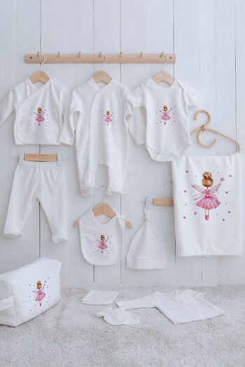 Tuğba Kuğu Organic 11-Piece Hospital Set - For Baby - Pink Fairy
