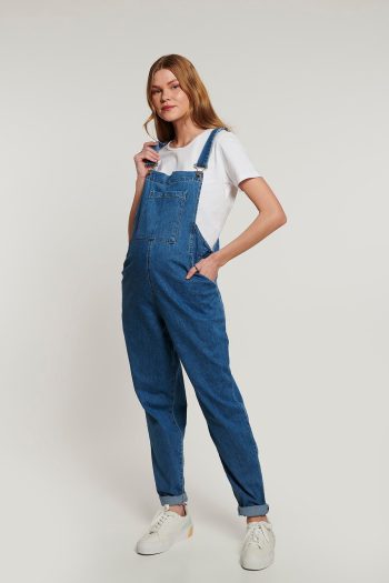 Lyn Mama Johana Maternity Denim Overalls