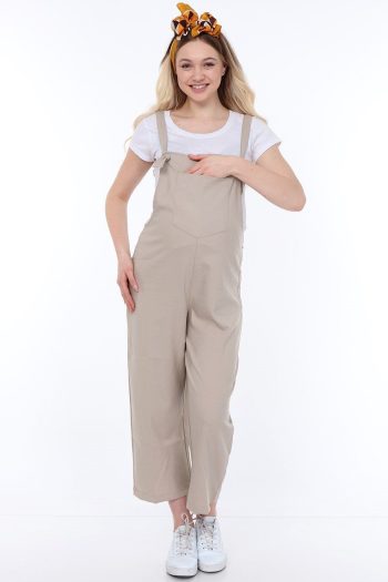 Luvmabelly Myra6101 - Striped Maternity Overalls