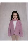 Fluffyboon Teddy Kids Jacket - Rose Dust