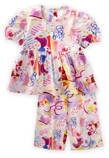 Triangle Back Set 2-7 Years Old Patterned