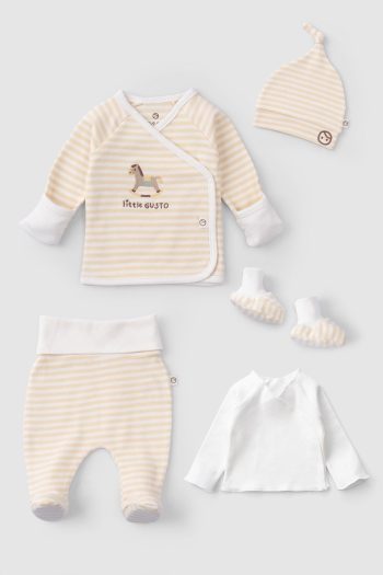 5-Piece Organic Cotton Hospital Outfit Set Playtime
