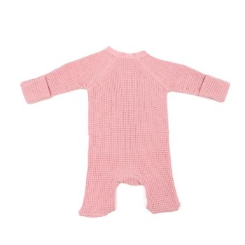 Newborn Waffle Organic Cotton 4-Piece Hospital Outfit Set in Pink