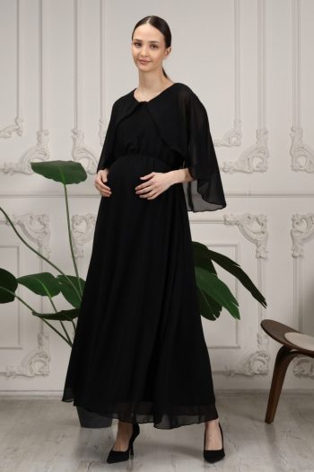 ADASTYLE Cape-Style Special Trend Photoshoot Dress for Maternity Shoot