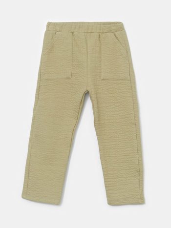 LCW Baby Green Elastic Waist Boys' Pants