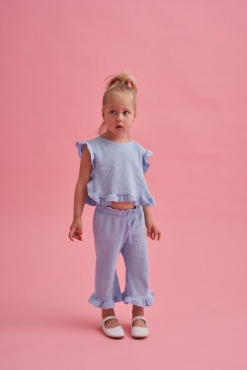 Patterned Gingham Set