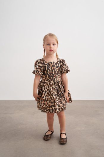 Leopard Ruffled Dress