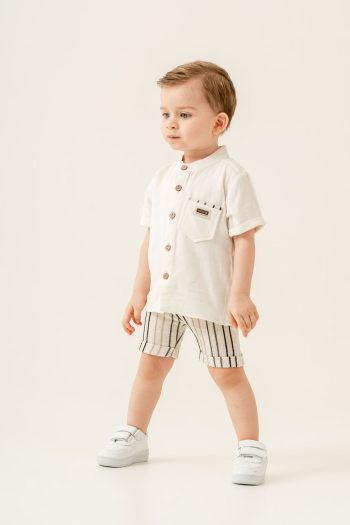 JNF Kids Boys' Set with Shirt and Pocketed Vest (2-Piece)