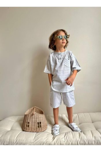 Yigit Boutique Cotton Fabric Boy's Shorts Set