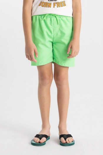 Boys' Basic Plain Swim Shorts
