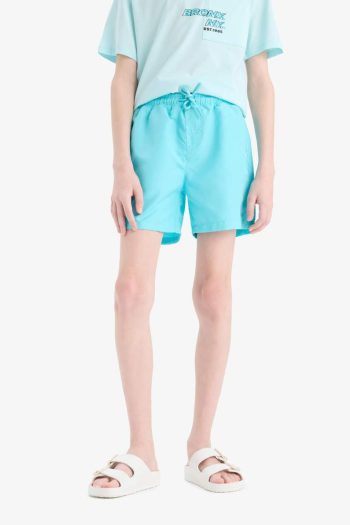 Boys' Basic Plain Swim Shorts