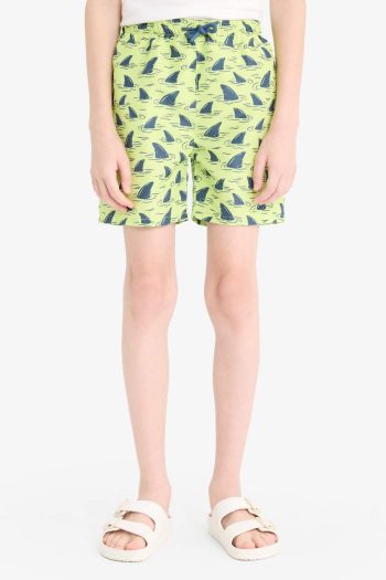 Boys' Patterned Swim Shorts