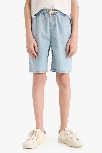 Boys' Flexible Waist Denim Shorts