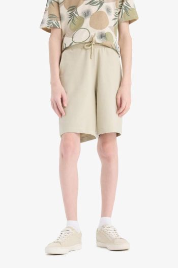 Boys' Elastic Waist Basic Plain Shorts